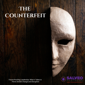 A white mask is partially hidden behind a dark veil.